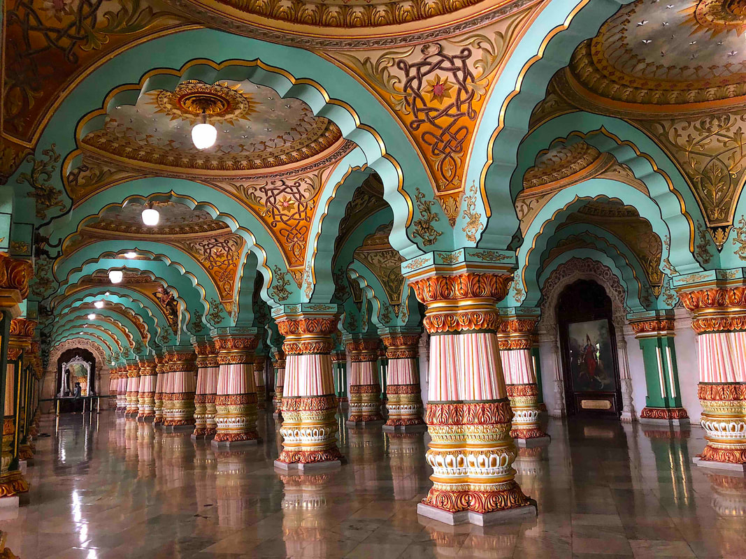 Darbar Hall inside the Mysore Palace